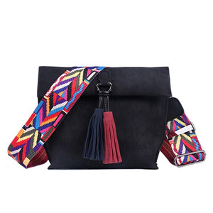 mujer colorful strap fashion women bag