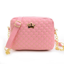 Load image into Gallery viewer, Fashion Crown Mini Rivet Shoulder Bag