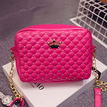 Load image into Gallery viewer, Fashion Crown Mini Rivet Shoulder Bag