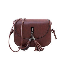 Load image into Gallery viewer, tassel, leather women bag