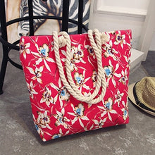 Load image into Gallery viewer, Canvas, Shopping, Beach shoulder Bag