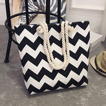 Load image into Gallery viewer, Canvas, Shopping, Beach shoulder Bag